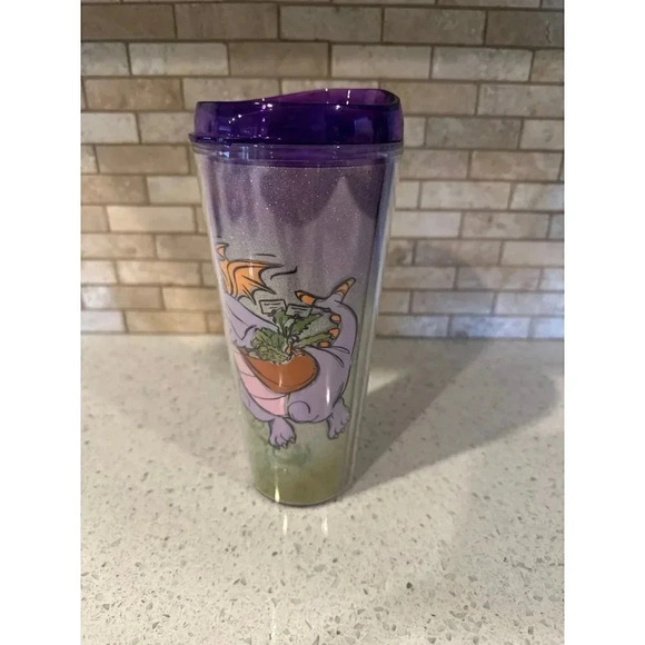 2022 Disney Parks Epcot Flower & Garden Festival Figment Tervis Tumbler Cup - Picture 2 of 5